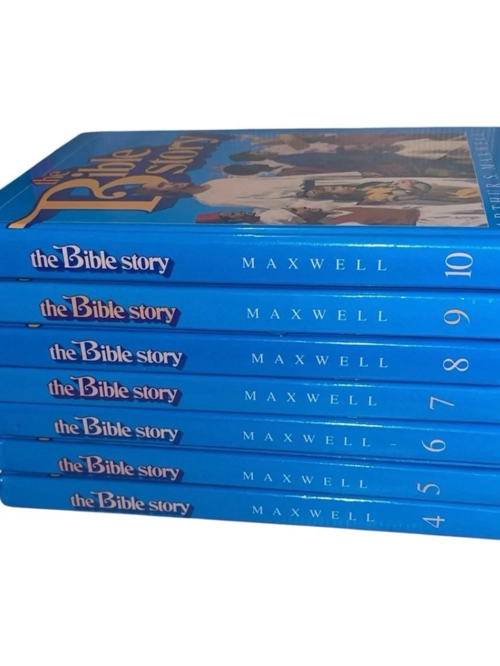 The Bible Story By Arthur S Maxwell Volumes 4-10- Hardcover Book Lot